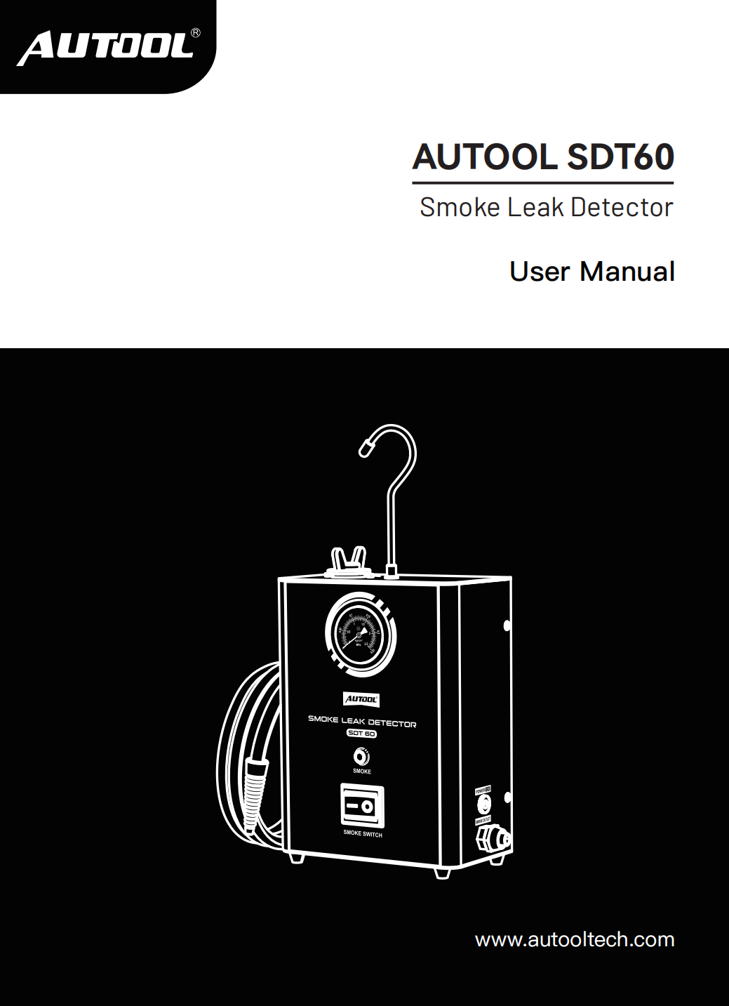 AUTOOL SDT60 multilingual user manual preview