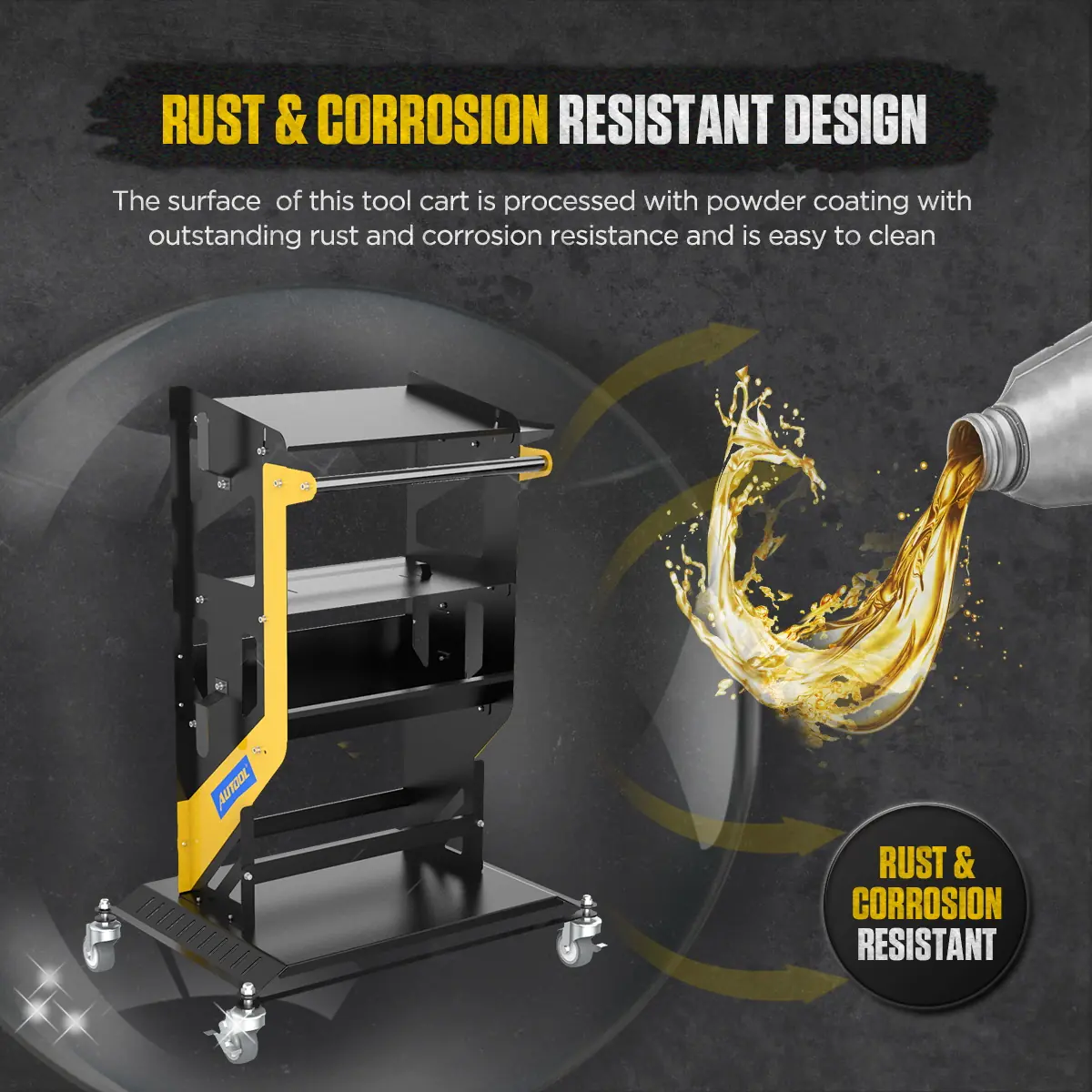 AUTOOL T22 rust and corrosion resistant powder coated body