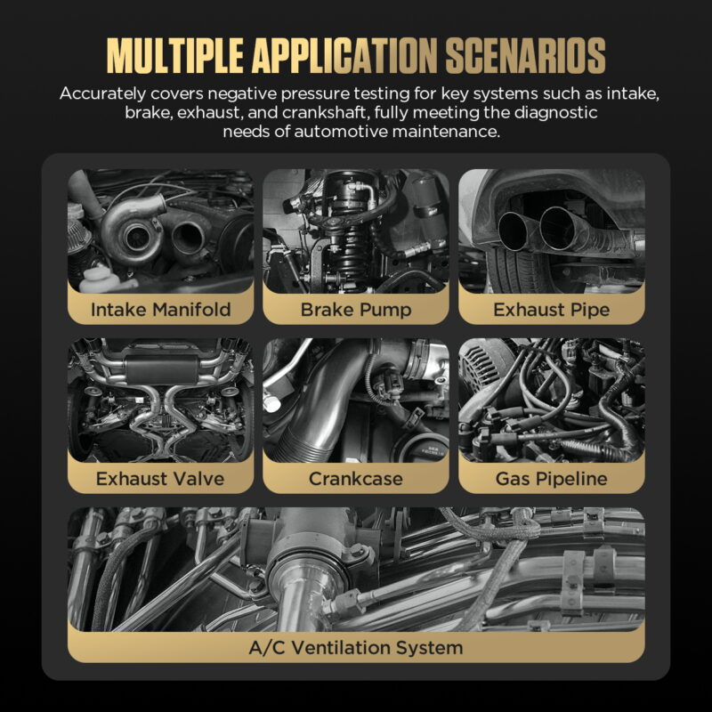 AUTOOL PT502 vacuum pressure gauge application scenarios