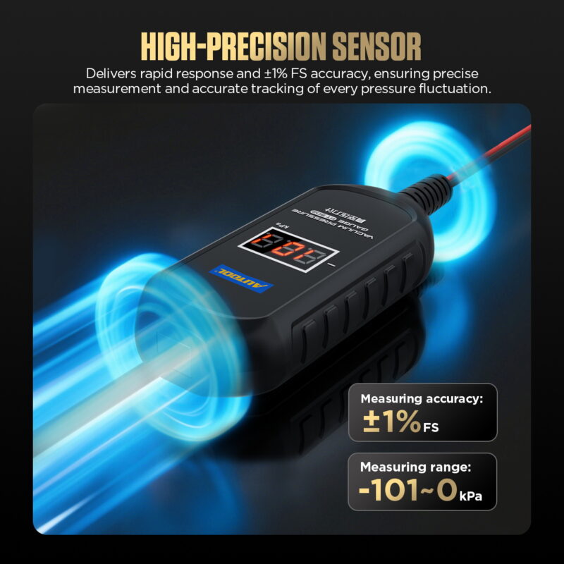 AUTOOL PT502 high precision sensor measurement range and accuracy