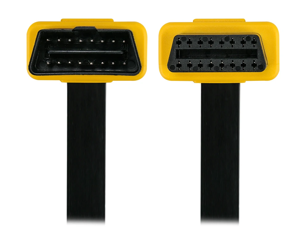 AUTOOL OBD2 extension cable 16-pin male and female interface image