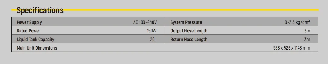 AUTOOL SC501 coolant exchange transparent pipeline detail