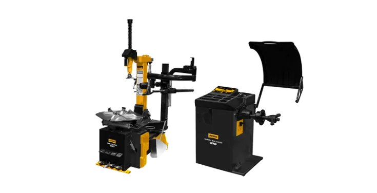 AUTOOL TCA506 tire changer and TWB205 wheel balancer combo