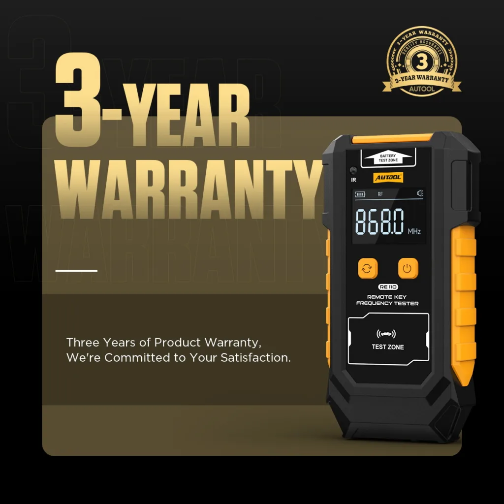 An Essential Tool for Car Key Testing — AUTOOL RE110 Key Fob Frequency Tester