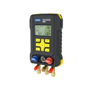 AUTOOL LM150 Digital Manifold Gauge with 93-Refrigerant Database